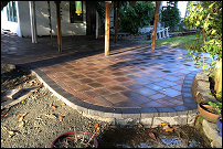 Custom brick patio in Eugene, Oregon