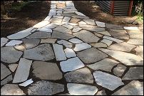 Custom bricked walkway in Eugene, Oregon