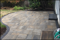 Custom hardscape patio in Eugene, Oregon