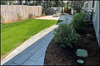 Custom walkway and patio, Eugene, Oregon
