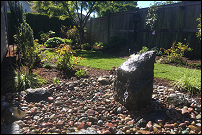 Backyard water feature, Eugene, Oregon